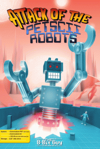 Attack Of The Petscii Robots Commodore 64 US box art